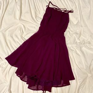 Purple Cocktail Dress